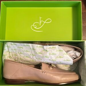 Sam Edelman Lorraine bit loafer, nude leather, size 7.5